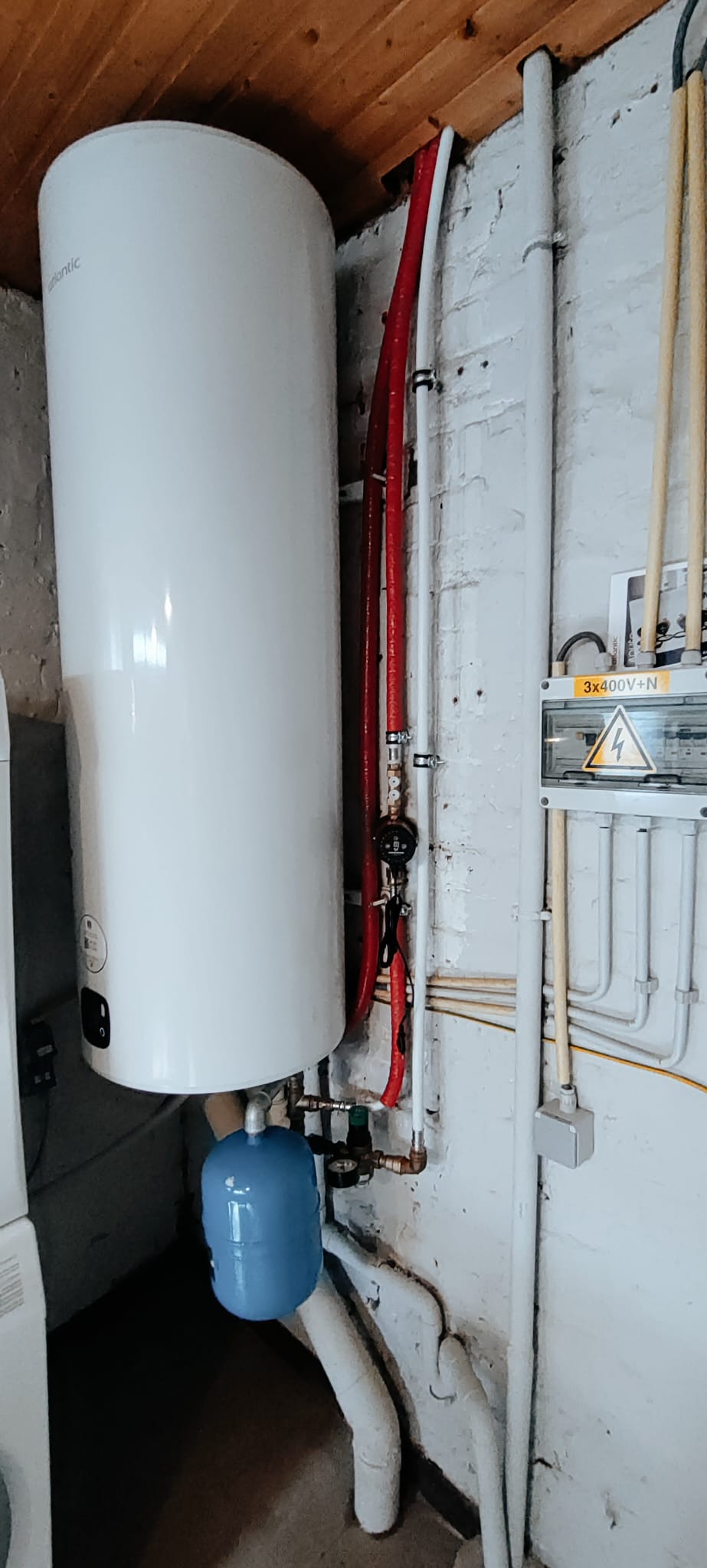 Installation d'un chauffe-eau